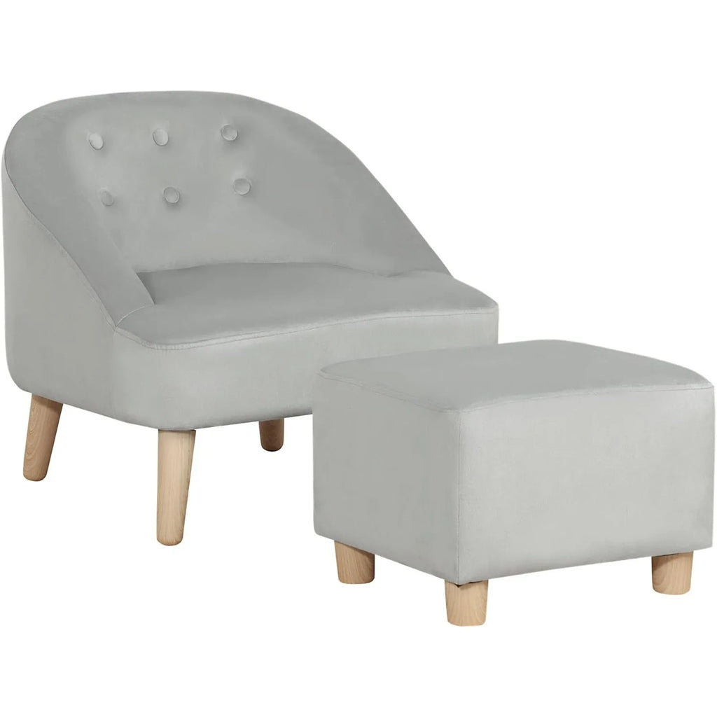 Qaba Kids Sofa Set, Toddler Chair, Sofa