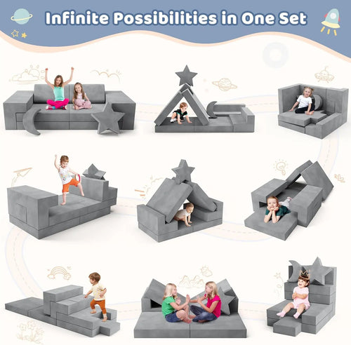 Kids Couch, Modular Kids Play Couch, Child